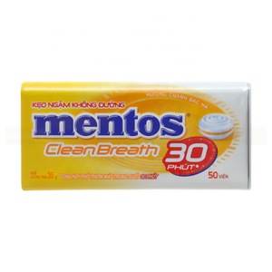 Chicle de limón y menta de 35 g ofrece un aliento fresco y duradero con un sabor ácido a limón y fresco a menta en cualquier momento y lugar. - Product Image 1