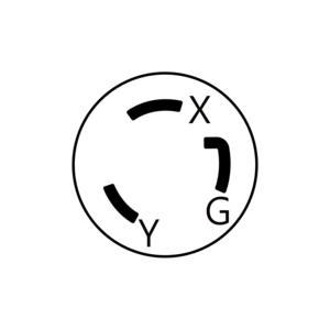 ปลั๊กตัวผู้แบบล็อค 3 ขา Hubbell รุ่น WJ-8331 สำหรับอุตสาหกรรม มาตรฐาน NEMA L6-30 30A 250V พร้อมการรับรอง CUL สำหรับแหล่งจ่ายไฟแบบพกพา - Product Image 6