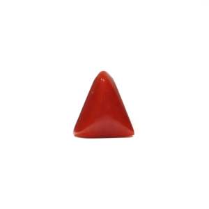 Natural Red Coral Loose Gemstone 6.7 Carat Brilliant Cut 12mm for Fine Jewelry - Product Image 1