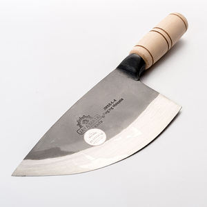 Couteau de boucher japonais JAYA MATA, manche en bois, lame en acier carbone, forgé à la main, finition haute brillance, pour droitier, 7 pouces, traditionnel, 2 mm - Product Image 2
