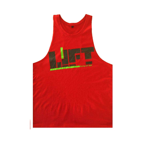 Débardeur de sport pour homme en coton 100% avec logo personnalisé, impression sérigraphique, tricoté, respirant, écologique, séchage rapide, athlétique - Product Image 2
