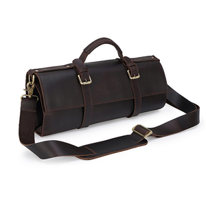 High Quality Genuine Leather Chef <b>Tool</b> Bag Wholesale Knife Custom Packaging Chef Knife <b>Roll</b> Bag At Competitive Rates - Product Image 2