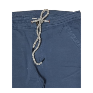 Shorts en sergé de coton personnalisés pour hommes, décontractés, à taille élastique, pour l'été et la plage, avec poches - Product Image 3