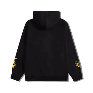 Sudadera con Capucha Casual para Hombre, Estilo Hip Hop, Tejido de Algodón Suave, Tinte Liso, Invierno, Personalizable, Superventas - Product Image 4