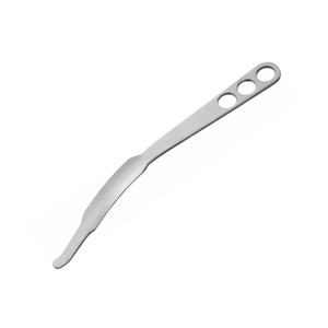 Palanca curva para cuello femoral de 240 mm, elevador quirúrgico de punta roma de 9.12 mm, instrumento ortopédico para huesos con mandíbula de 10 mm de ancho y 22 mm de longitud. - Product Image 3