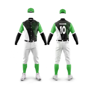 Uniformes de Béisbol Sublimados Personalizados, Camisetas y Pantalones de Tela Transpirable para Escuelas y Ligas Deportivas - Product Image 1