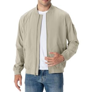 Veste bomber en toile matelassée de haute qualité, sur mesure, en gros, à capuche, coupe ajustée, coupe-vent, respirante, pour hommes - Product Image 6