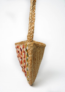 Sac à bandoulière mini en jute tressé style bohème, motif lettres, décoration croisée, ouverture supérieure, écologique, pour femme, usage quotidien estival, 1L - Product Image 5