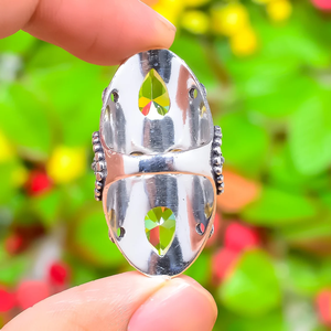 Citrine Yellow Topaz Gemstone <b>Ring</b> Handmade 925 Sterling Silver Jewelry <b>Statement</b> <b>Ring</b> for Women Gift - Product Image 3