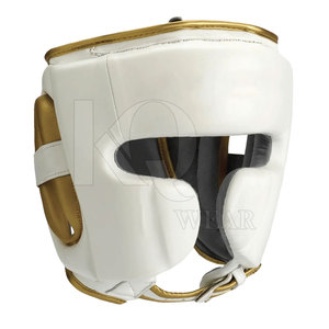 High Quality Leather Lightweight <b>Training</b> <b>Head</b> Guard with Breathable Inner Lining for Boxing and Martial Arts Practice - Product Image 3