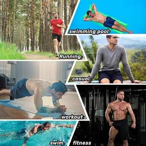 Shorts de sport pour homme, 11 pouces, avec poches zippées, séchage rapide, légers - Product Image 6