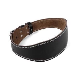 Ceinture de musculation en cuir de vachette pour homme, sangle réglable, ceinture de musculation de haute qualité, design élégant. - Product Image 1