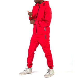 Conjunto Deportivo Impermeable y Cortavientos de Poliéster/Algodón, Diseño Personalizado a Precio de Fábrica, Ropa Casual de Alta Calidad con Cierre - Product Image 4