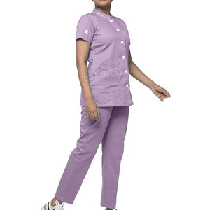 ชุดยูนิฟอร์มพยาบาลสั่งทำสีได้ตามต้องการ ผ้าเนื้อนุ่ม ทนทาน คุณภาพสูง พร้อมปักโลโก้ตามสั่ง - Product Image 4
