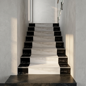 Luxury 200x1200mm Non-Slip Matte Porcelain <b>Step</b> Riser Tiles for Hall & Outdoor Staircases-Rustic Design 10mm Thickness - Product Image 6