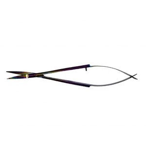 Design OEM à bas prix Ciseaux à ressort pour sourcils en acier inoxydable à pointe inclinée Applicateur de maquillage Ciseaux à ressort pour sourcils - Product Image 5