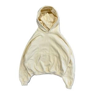 Oversized Cropped Hoodie Men <b>Raglan</b> Sleeve Solid Color French Terry Hooded Sweatshirt Autumn Casual Streetwear <b>Top</b> - Product Image 6