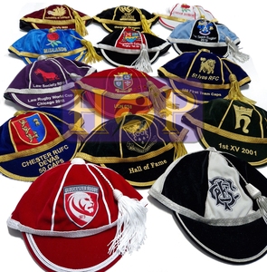 Casquettes d'honneur pour les événements sportifs et académiques, casquettes de cérémonie pour le cricket, casquettes d'honneur de qualité supérieure pour le rugby, fabricant de casquettes d'honneur. - Product Image 5