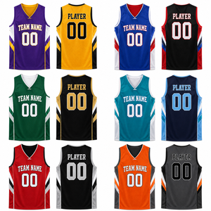 Camiseta de Baloncesto Juvenil Reversible Personalizada, Camiseta de Práctica de Malla de Doble Cara para Escuelas y Campamentos, Fabricante OEM - Product Image 2