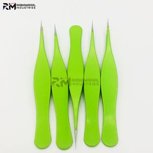 ชุดแหนบแต่งคิ้วปลายแหลมสีเงินเคลือบสีเขียว รุ่นใหม่มาแรงจาก RMI - Product Image 3