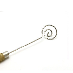 Tenedor para Bañar en Chocolate, Acero Inoxidable de Grado Alimenticio, Mango de Madera Natural, Ecológico, Solo Lavar a Mano, Anillo Espiral de 2 y 3 Puntas - Product Image 4