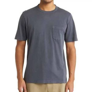 Camiseta Premium Lisa para Hombre, Cuello Redondo, Algodón Transpirable, Manga Corta, Corte Regular, Uso Diario Informal, Logotipo Personalizado, Venta al Por Mayor - Product Image 1