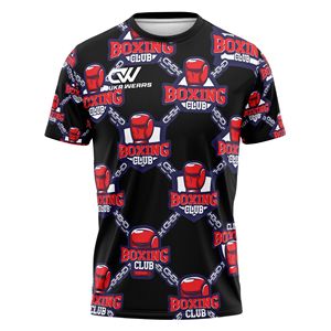 Conjunto de Muay Thai y Kickboxing Sublimado Personalizado al por Mayor, de Manga Corta, Elástico, Ligero, de Poliéster, para Entrenamiento de MMA y Grappling - Product Image 2