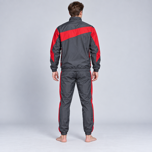 Survêtement élégant pour homme, résistant au vent, en nylon, coupe moderne, idéal pour les activités de plein air, les voyages et le sport. - Product Image 2
