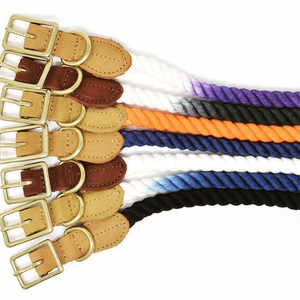 Collier pour chien en nylon violet écologique avec décoration foulard, fermeture à boucle réglable, style classique, taille moyenne, toutes races - Product Image 4