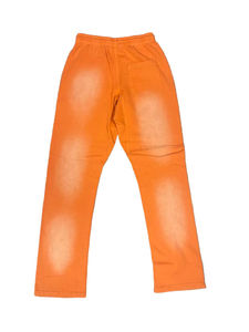 Nesta Sports Casual Mid Loose Oversized <b>Stacked</b> Sweatpants Men <b>Joggers</b> High Quality Polyester Wide Straight Leg Cotton Fleece - Product Image 3