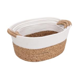 Ensemble de 3 paniers tissés à la main en jacinthe d'eau naturelle et en corde, paniers de rangement faits à la main, vente en gros, écologiques, fabriqués au Vietnam - Product Image 3