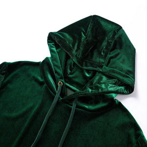 Sudadera con Capucha de Terciopelo para Hombre, de Moda, Bordada, Informal, con Bolsillo, Tejido Transpirable de Alta Calidad, Duradera y Cómoda - Product Image 2