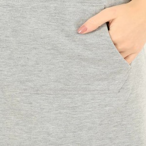 Vestido con Capucha para Mujer, Manga Larga, Felpa Francesa, Algodón, Sudadera, Estilo Casual, Largo, con Capucha, Ropa Urbana - Product Image 3