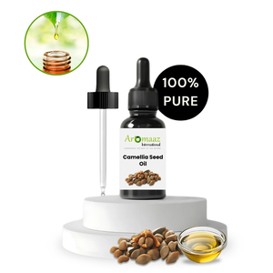 น้ำมันเมล็ดคาเมลเลียบริสุทธิ์ 100% จาก Aromaaz International น้ำมันคาเมลเลียสกัดเย็นสำหรับบำรุงผิว - Product Image 3