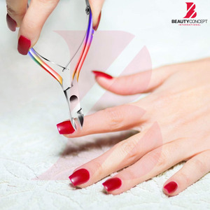 Color Coated Handle Cuticle Nipper, Sharp Precision Nail Cutter <b>Tool</b> for Dead Skin Removal Professional Salon Use Beauty <b>Tool</b> - Product Image 6