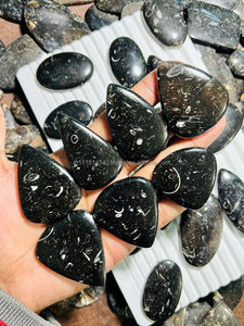 High Quality Turritella Jasper Mixed Shape Cabochons Natural Stone Gemstone Mahnaj Gems Brand Rajasthan Origin for Jewelry - Product Image 4