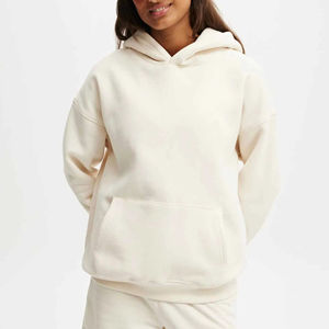 <b>Women</b> Oversized <b>Long</b> Hoodie Trendy Street Fashion Relaxed Fit Soft Velour Fabric Front Logo Winter <b>Sweatshirt</b> Unique Design - Product Image 6