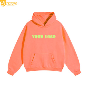 Sudadera con Capucha Extra Grande con Logotipo Personalizado para Hombre y Mujer, Sudadera de Felpa de Algodón Grueso de 350 g/m², Sudadera Unisex con Hombros Caídos - Product Image 1