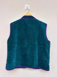 Suzani <b>Velvet</b> Vest Embroidered Turkish Waistcoat Boho Sleeveless <b>Jacket</b> Cropped Winter Unisex Handmade Vintage Floral Cotton - Product Image 2