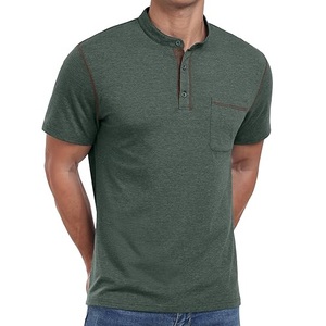 เสื้อยืดแขนสั้นผู้ชายผ้าฝ้ายเฮนลีย์ - Product Image 6