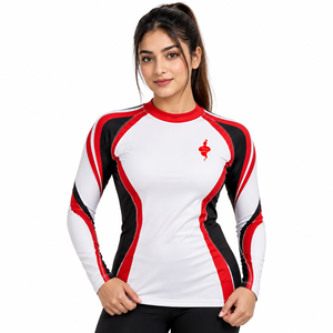 <b>Women</b> Rash Guard Long Sleeve Performance <b>Shirt</b> Quick Dry Breathable Athletic Sportswear Top <b>for</b> <b>Swimming</b> Surfing Fitness Outdoor - Product Image 1