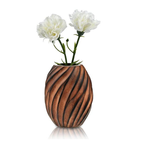 High Quality Wood Flower <b>Vase</b> Designer Interior Decorative Wooden Flower <b>Vase</b> At Lowest Price - Product Image 2