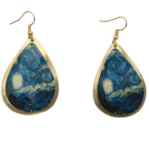 0012ต่างหูทองเหลืองดีไซน์ใหม่ต่างหูสร้อยคอแฟชั่นสร้อยคอดีไซน์ใหม่สำหรับผู้หญิง - Product Image 1