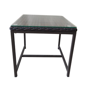 All Weather Metal Garden Seating Set with Soft <strong>Cushions</strong> and Wide Armrests for Sunroom <strong>Conservatory</strong> Porch - Product Image 6