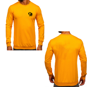 เสื้อสเวตเชิ้ตแขนยาวคอกลมลำลองสำหรับผู้ชาย ผ้าฝ้ายฟลีซ ปักโลโก้ พิมพ์ลาย สำหรับฤดูใบไม้ร่วง - Product Image 5