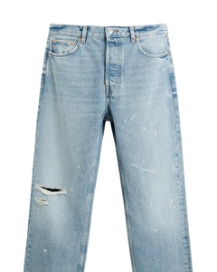 High Quality Custom <b>Men's</b> <b>Baggy</b> Jeans Solid Pattern Vintage Style Trousers with Drawstring Closure <b>Mens</b> Denim Pants Casual Style - Product Image 1