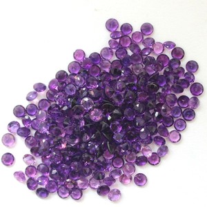 Natural Purple Amethyst Faceted Round Cut Loose Gemstone 3mm Calibrated Amethyst <b>Stone</b> <b>Beads</b> For Jewelry Making Necklace Ring - Product Image 4