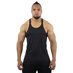 Men’s Muscle Fit Gym Stringer Tank <b>Top</b> Quick Dry Breathable Sleeveless Bodybuilding Vest Sports Fitness Wear OEM - Product Image 3
