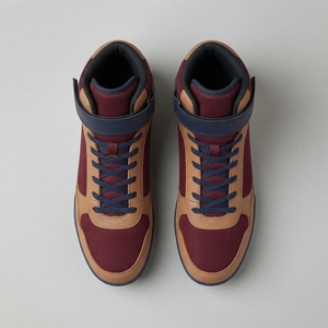 Chaussures de boxe montantes légères pour hommes et femmes, en maille respirante et cuir, avec semelle antidérapante flexible toutes saisons pour la cheville - Product Image 2