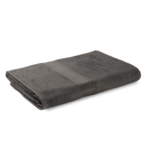 Serviette de bain en fibre de bambou bio écologique, douce, tissée, à motifs floraux, 400 GSM, légère, séchage rapide, très absorbante, pour usage quotidien - Product Image 1